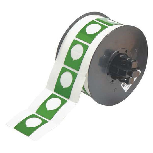 Raised Panel Label, Green, Labels/Roll: 200