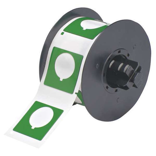 Raised Panel Label, Green, Labels/Roll: 190