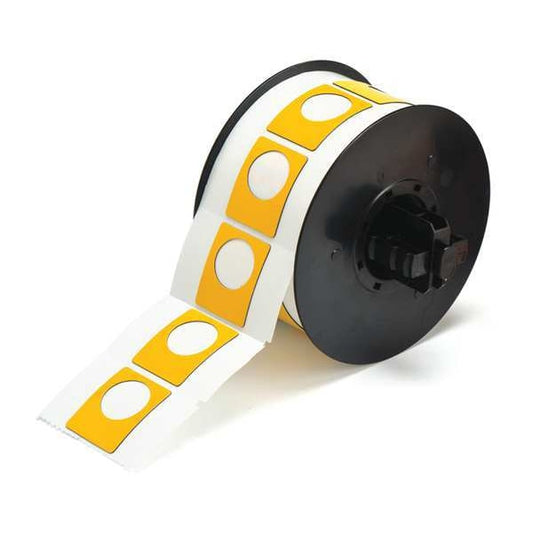 Raised Panel Label, Yellow, Labels/Roll: 235