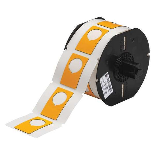 Raised Panel Label, Yellow, Labels/Roll: 180