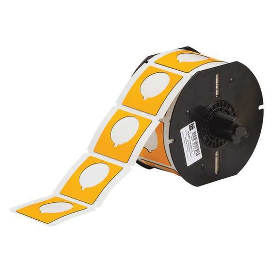 Raised Panel Label, Yellow, Labels/Roll: 190