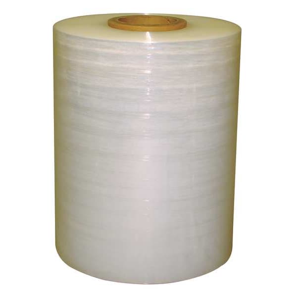 Stretch Wrap, 12" W x 5000 ft. L, 80 ga, Cast Style, Clear, Standard Duty