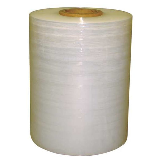 Stretch Wrap, 12" W x 5000 ft. L, 80 ga, Cast Style, Clear, Standard Duty