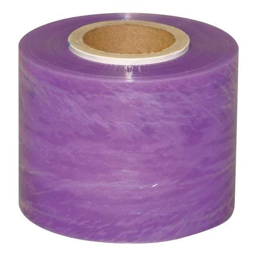 Stretch Wrap, 3" W x 600 ft. L, 120 ga, Blown Style, Purple, Heavy Duty