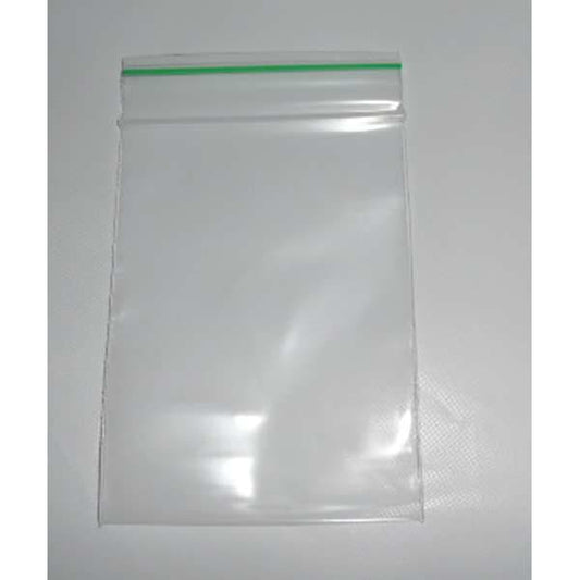 Reclosable Poly Bag, Zip Seal, 5 in L, 7 in W, 2 mil Thick, Low Density Polyethylene (LDPE), Clear