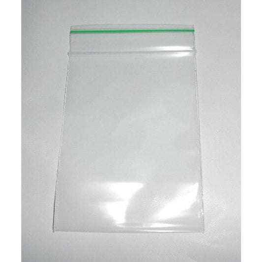 Reclosable Poly Bag, Zip Seal, 6 in L, 9 in W, 2 mil Thick, Low Density Polyethylene (LDPE), Clear