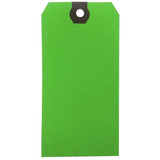 Blank Shipping Tag, Paper, Green, PK1000