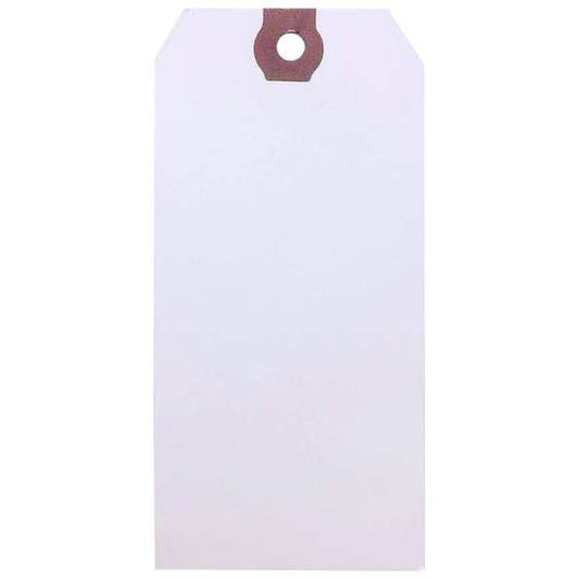 Blank Shipping Tag, Paper, White, PK500
