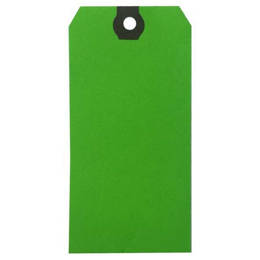 Blank Shipping Tag, Paper, Green, PK500