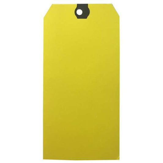 Blank Shipping Tag, Paper, Yellow, PK1000