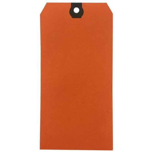 Blank Shipping Tag, Paper, Orange, PK500