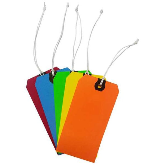 Blank Shipping Tag, Paper, Assorted, PK1000