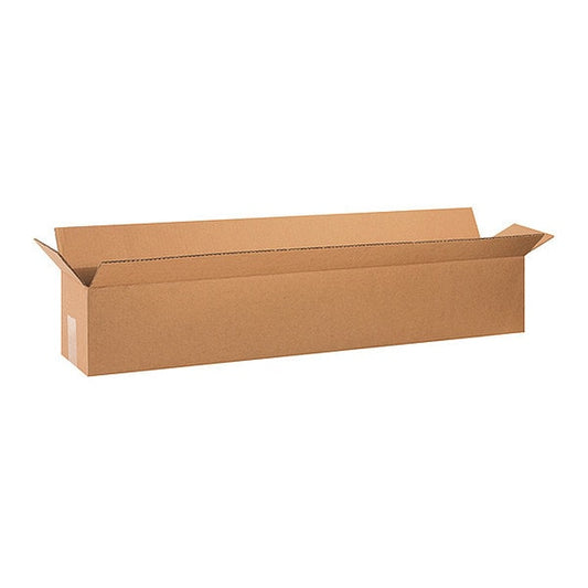Long Corrugated Boxes, 60" x 10" x 10", Kraft, 15/Bundle