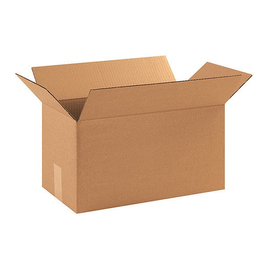 Long Corrugated Boxes, 17" x 7" x 7", Kraft, 25/Bundle