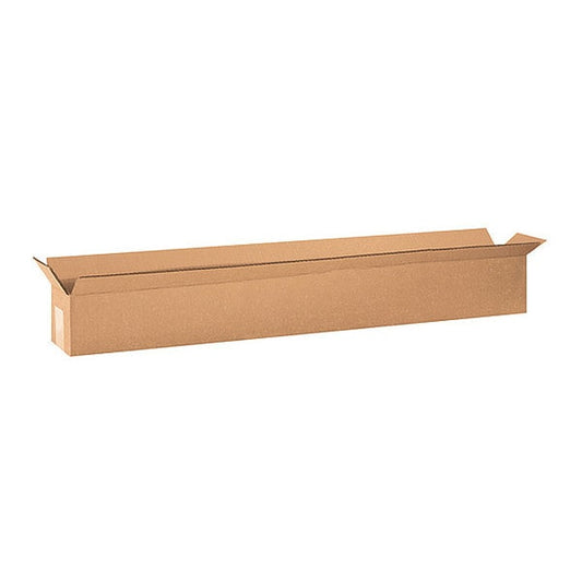 Long Corrugated Boxes, 60" x 6" x 6", Kraft, 15/Bundle