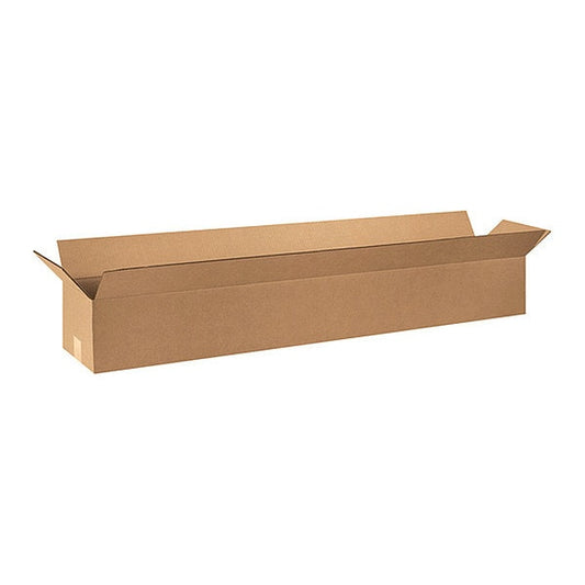 Long Corrugated Boxes, 60" x 8" x 8", Kraft, 15/Bundle