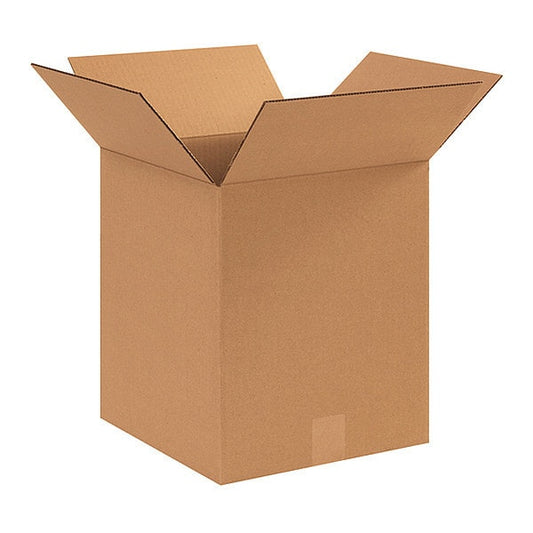 Corrugated Boxes, 11" x 11" x 13", Kraft, 25/Bundle