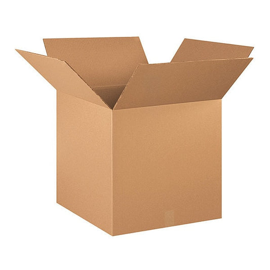 Double Wall Corrugated Boxes, 20" x 20" x 24", Kraft, 10/Bundle