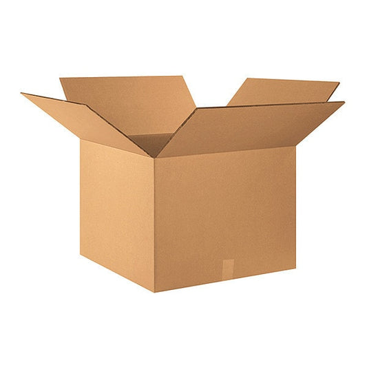 Double Wall Corrugated Boxes, 24" x 24" x 16", Kraft, 10/Bundle