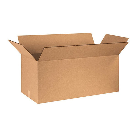 Double Wall Corrugated Boxes, 28" x 28" x 12", Kraft, 10/Bundle