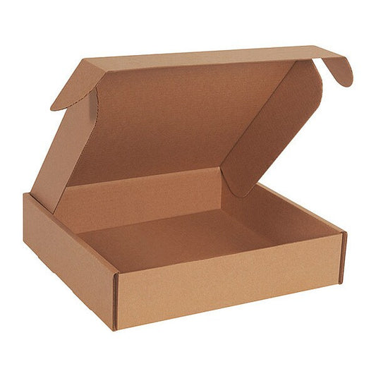 Deluxe Literature Mailer, 12" x 12" x 3", Kraft, 50/Bundle