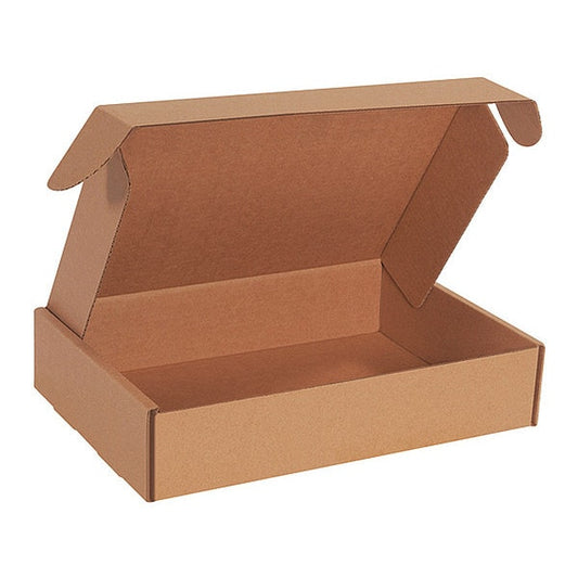 Deluxe Literature Mailer, 15 1/8" x 11 1/8" x 3", Kraft, 50/Bundle