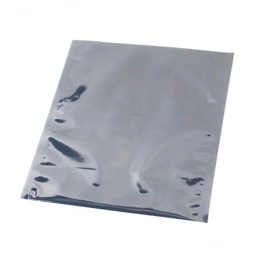 Static Shielding Bag, 0.0028 in, Silver, 100 PK