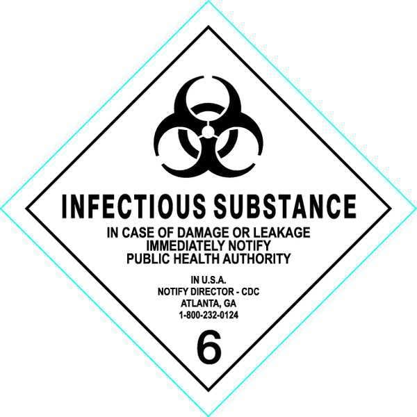 DOT Label, 4 In. H, Vinyl, PK250