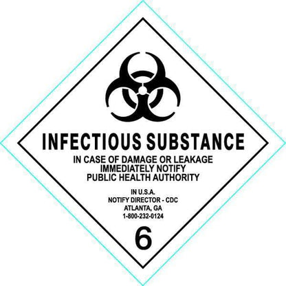 DOT Label, 4 In. H, Vinyl, PK250