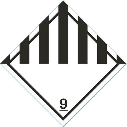 DOT Label, 4 In. W, 4 In. H, PK100