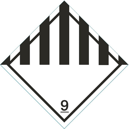 DOT Label, 4 In. W, 4 In. H, PK100
