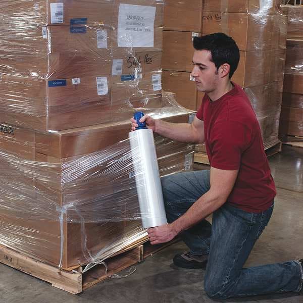 Stretch Wrap, 18" W x 1500 ft. L, 70 ga, Cast Style, Clear, Standard Duty