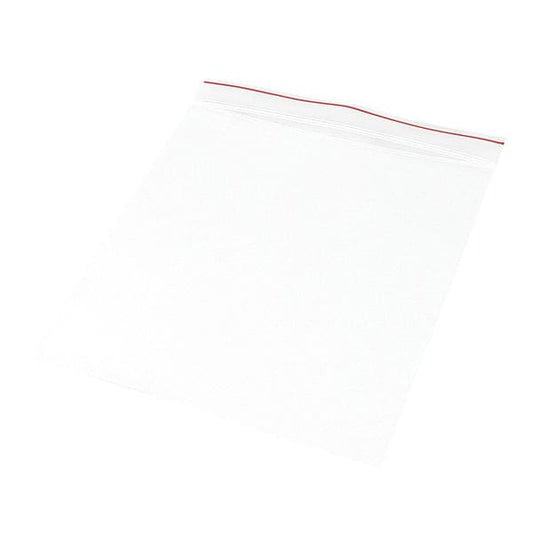 Reclosable Poly Bag, Zip Seal, 5 in L, 5 in W, 2 mil Thick, Low Density Polyethylene (LDPE), Clear
