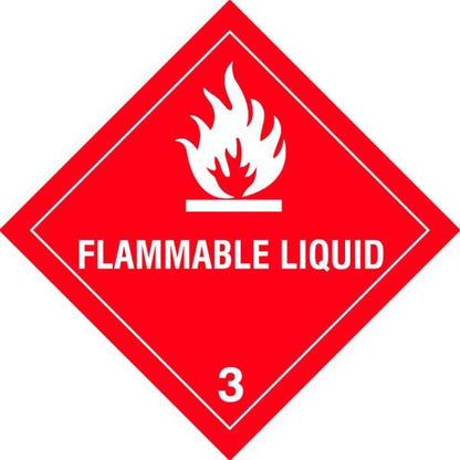 DOT Label, 4 In. H, White/Red, PK100