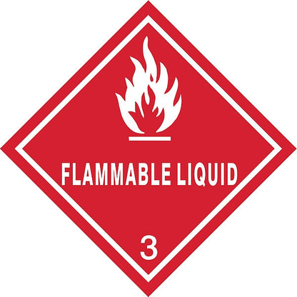 DOT Label, White/Red, 4 In. W, PK500