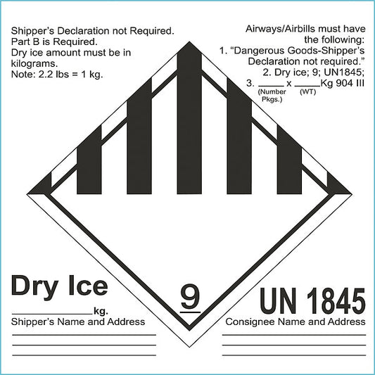 DOT Label, 6-1/2 In. H, 6-1/2 In. W, PK100