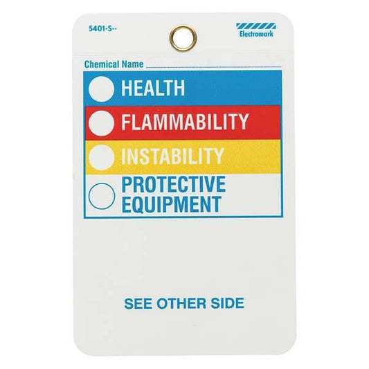HMIG Label 5"H x 3-1/4"W, Multicolor, Pk25