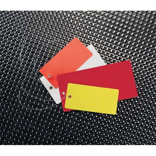 Blank Tag, 5-1/4 x 2-5/8 In, Yel, PK25