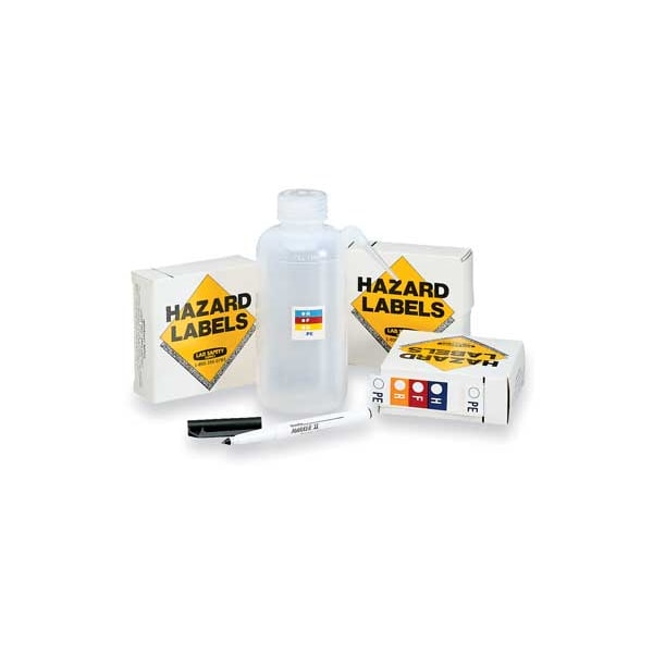 Square HMIG Reactivity Label 2-7/8"H x 7/8"W, Multicolor, Pk500