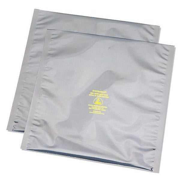 Open Poly Bags, 8" x 6", 3 mil, Silver, None, 100 PK
