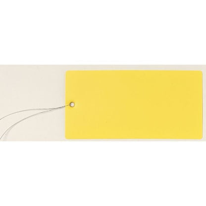 Blank Tag, 6-1/4 x 3-1/8 In, Yel, PK25
