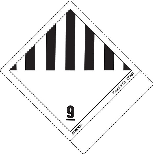 4" x 4-1/2" Shipping Labels, Blank, Paper, Pk100