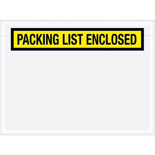 Packing List Envelopes, 5 x 6 3/4