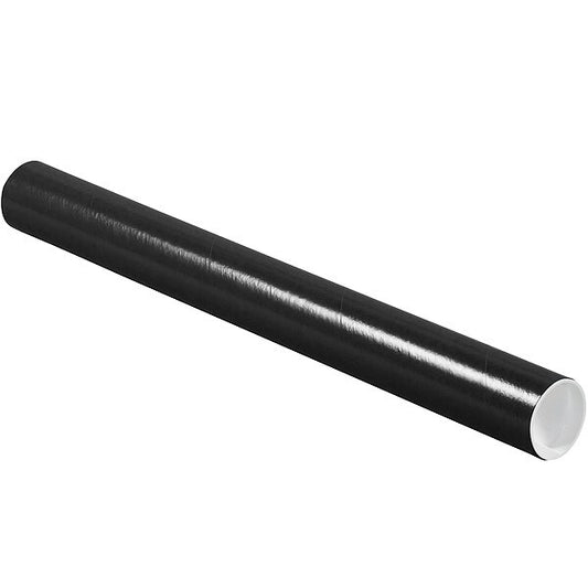 Mailing Tube, 20inLx2in.dia, Black, PK50