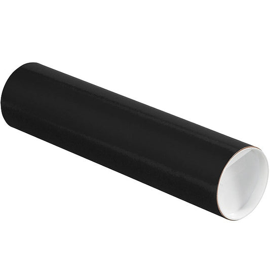 Mailing Tube, 12inLx3in.dia, Black, PK24