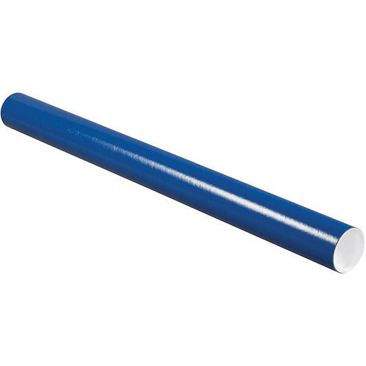 Mailing Tube, 36inLx3in.dia, Blue, PK24