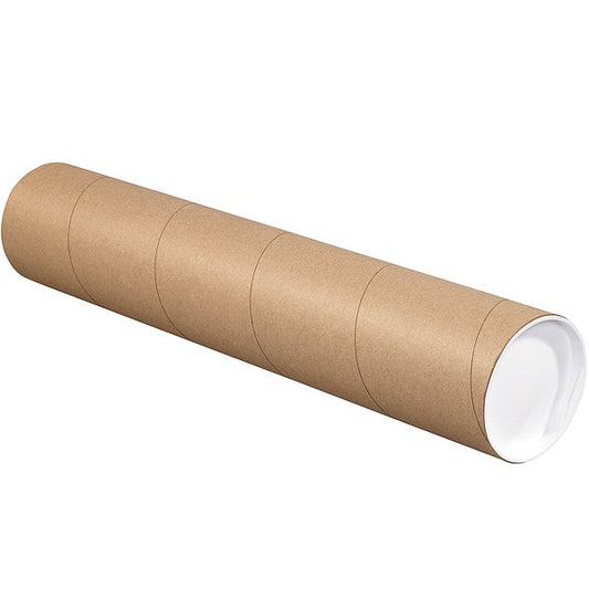 Mailing Tube, 48inLx4in.dia, Brown, PK15