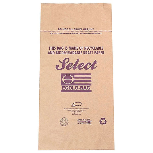 Paper Bags, 10" D, 36" H, 18" W, Brown, PK50