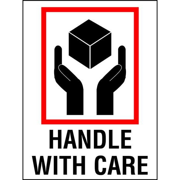 Shipping Labels, 3 In. W, 4 In. H, PK500