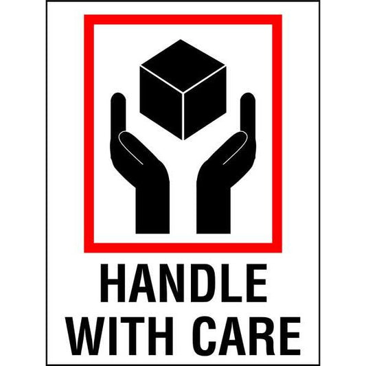 Shipping Labels, 3 In. W, 4 In. H, PK500